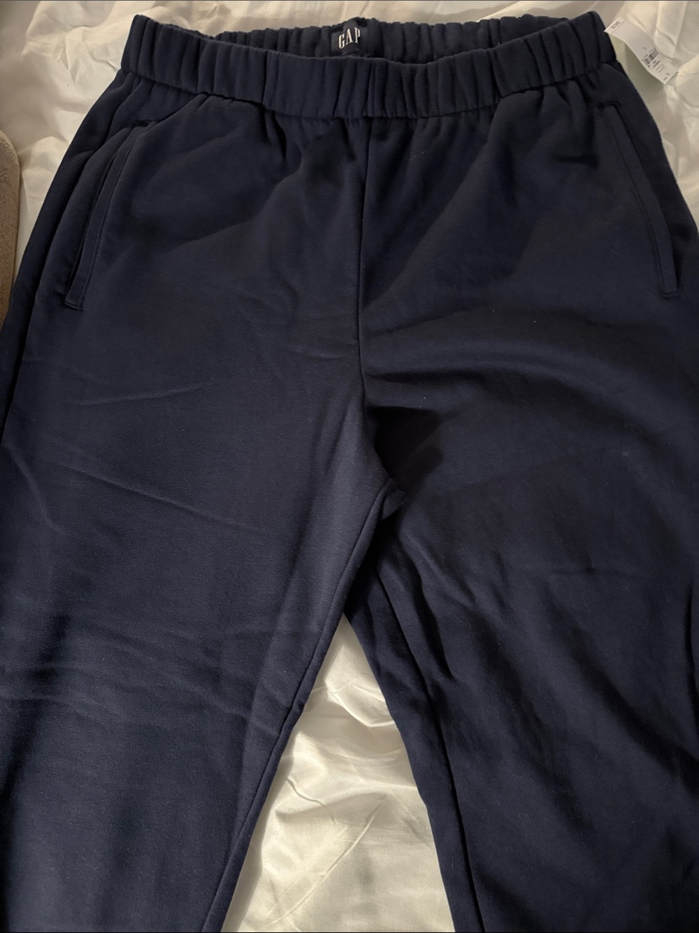 Gap Performance Fleece Joggers Performance Joggers in Blue Size Large NWT